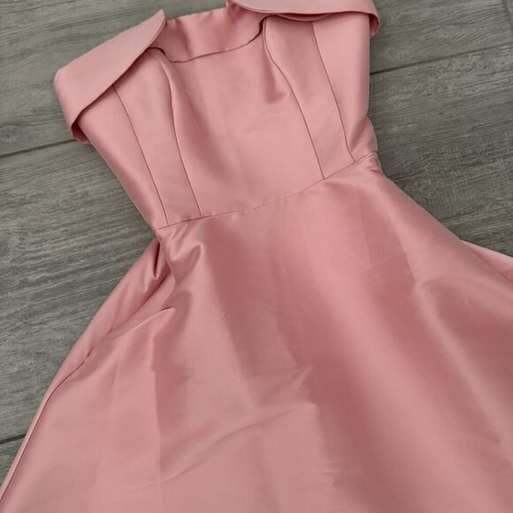 Sachin & Babi Levent Dress Rose Pink twill Midi Dress Pink Size 0 - Picture 15 of 16